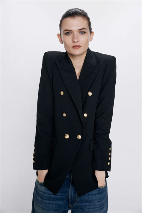 zara women blazers|zara denim blazer.